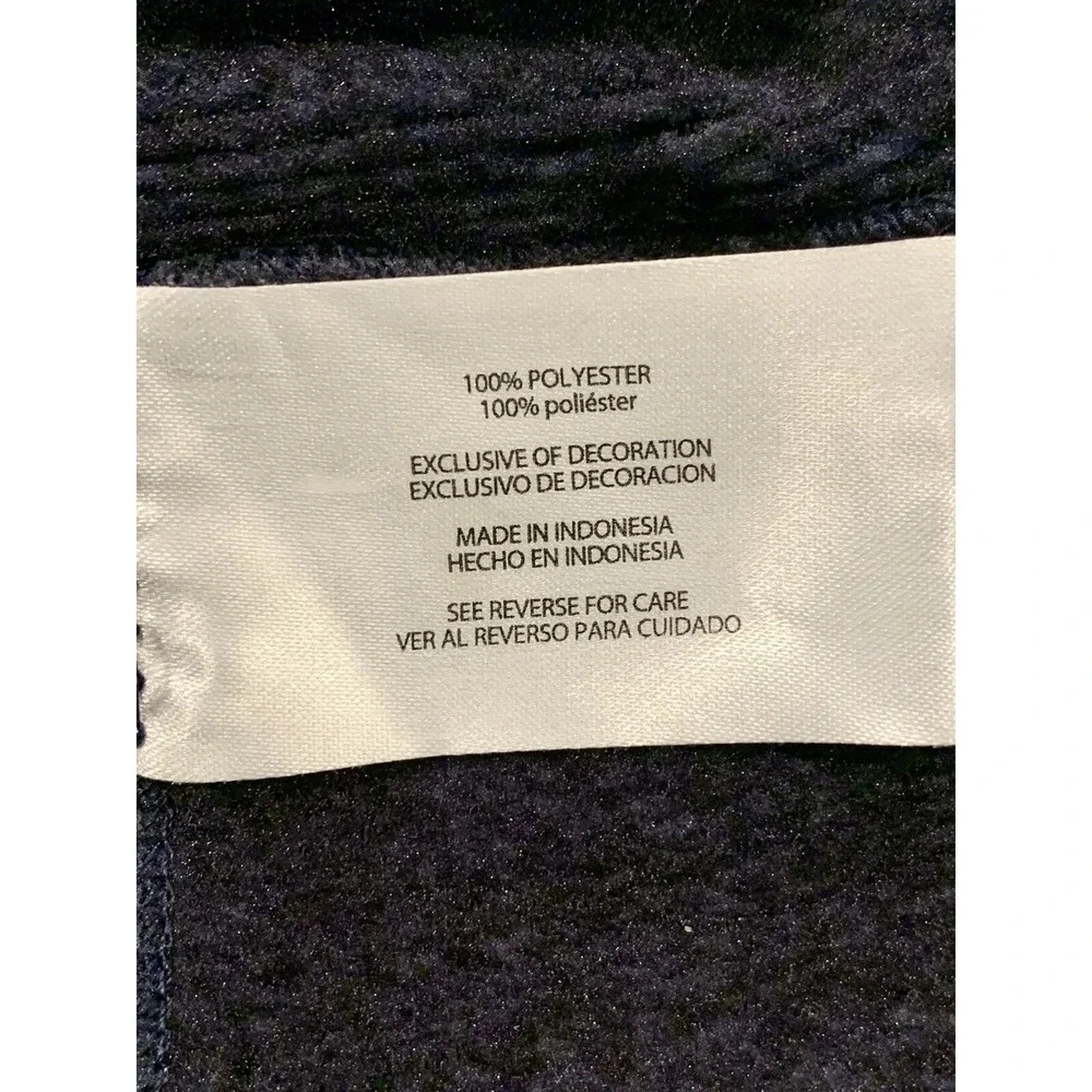 Woolrich‎ Men Blue Angler 1/4 Zip Pocket Fleece Pullover Sweater Jacket 2XL XXL
